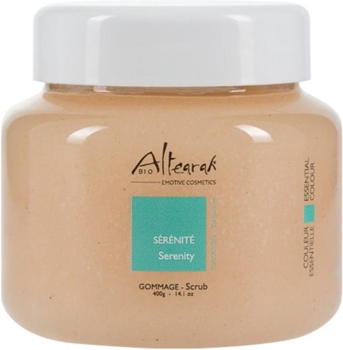 Altearah Scrub Turqoise Serenity - Scrub - Biologisch - Aromatherpie - 400  Gram