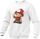Gamer Kleding - Weed Smoker Toad - Gaming Trui - Steamer - Mario Bros
