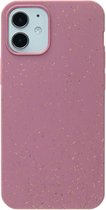 Apple iPhone 12 Mini Hoesje - Pela Case - Serie - Eco Friendly Backcover - Cassis - Hoesje Geschikt Voor Apple iPhone 12 Mini