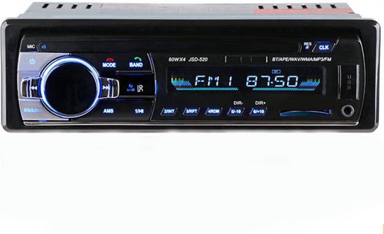 voorstel Riskant Opera JSD-520 Auto Stereo Radio MP3 Audio Player Ondersteuning Bluetooth  Handmatig Bellen /... | bol.com