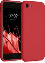 kwmobile telefoonhoesje geschikt voor Apple iPhone SE (2022) / iPhone SE (2020) / iPhone 8 / iPhone 7 - Hoesje voor smartphone - Back cover in klassiek rood