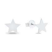 Xoo - Oorbellen - Oorstekers - Oorknoppen - Ster - Sterren - Star - Minimalistische oorbellen - 925 zilver - Zilver
