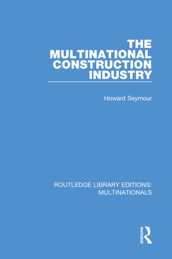 Routledge Library Editions: Multinationals - The Multination ... - cover