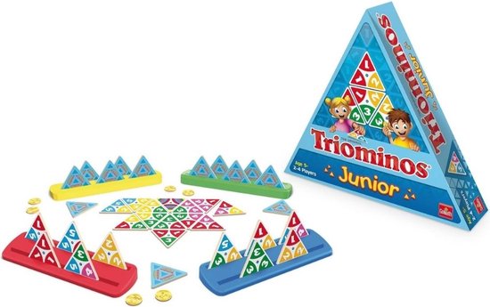 Thumbnail van een extra afbeelding van het spel Spellenbundel - 3 Stuks - Stratego Junior & Monopoly Junior & Triominos Junior