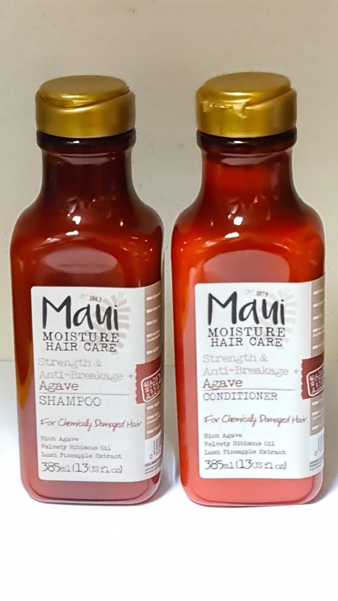 Maui Moisture Hair Care & Strength & Anti breakage Agave - Set van 2! shampoo/conditioner.