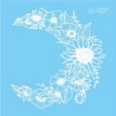 Temporary tattoo | tijdelijke tattoo | fake tattoo | bloemen | 60 x 60 mm