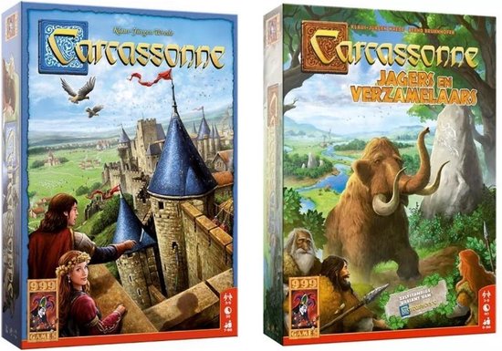Afbeelding van het spel Spellenbundel - 2 Stuks - Carcassonne & Carcassonne Jagers en Verzamelaars - Uitbreiding