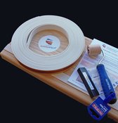 Antislipstrip - Startpakket Trapprofiel Tape 2,8cm - Wit - rol 15 meter