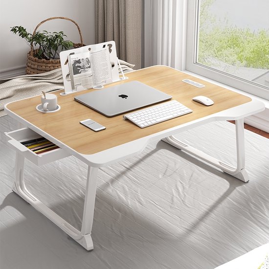 Bedtafel - Voor op bed - Laptoptafel bed - Schoottafel - Verstelbaar