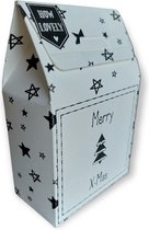 Kerstcadeau Snoepcadeau - Doosje Met Pepermunthartjes Kerstmis - Merry X-Mas - Relatiegeschenk - Cadeau Rechtstreeks Versturen - 14 cm x 9 cm x 5 cm