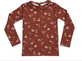 Peterpan Kroog | Long Sleeve Shirt | Festive Floral | Maat 116/122 | Blossom Kids