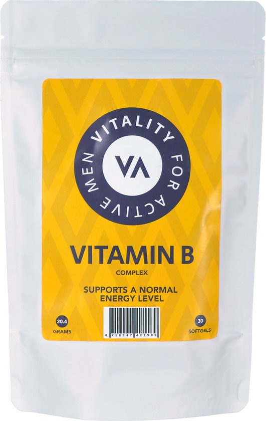 Vitality Vitamine B Complex Vitamines En Mineralen Softgels Bol Com