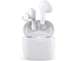 EarFun Air - Draadloze Oordopjes - Draadloos Opladen - IPX7 Waterbestendig - 35 uur batterijduur - Wit