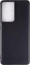 DrPhone Noti - Samsung Galaxy S21 Ultra - Schokbestendig - Silicoon TPU Hoesje met fluwelen binnenkant - Back Cover
