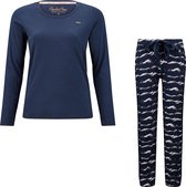 Charlie Choe pyjama dames - blauw - U45139+45135-38 - maat XL