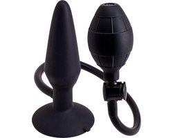 Seven Creations - Inflatable Butt Plug M - Anal Toys Buttplugs Zwart