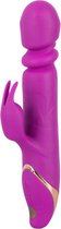 Stotende Rabbit Vibrator met Roterende Parels - Roze