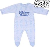 Baby Rompertje met Lange Mouwen Mickey Mouse Blauw