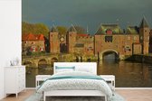 Behang - Fotobehang Poort - Nederland - Amersfoort - Breedte 420 cm x hoogte 280 cm