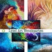 5x Art Wenskaarten met luxe envelop (Lysel Art Acryl 2021)