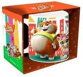 mok Cat junior 11 x 1,3 cm porselein 350 ml wit