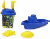 strandset Batman junior blauw/geel 7-delig