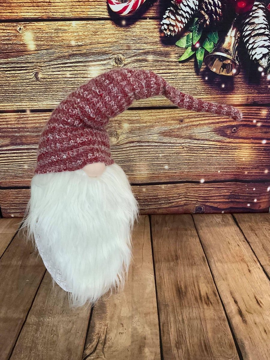 EKARSEN Plush Gnome Gnome for Christmas Decoration - Handicraft Cute Scandinavian Gnome Tomte Dwarf - Gift for Kids and Friends