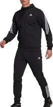 adidas Sportswear Cotton Fleece  Trainingspak - Maat XXL  - Mannen - Zwart/wit