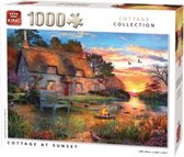 King Collection - Cottage at Sunset - Puzzel
