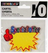 promotiesticker Special Offer 9 cm geel 10 stuks