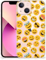 Backcover Soft Siliconen Hoesje geschikt voor iPhone 13 mini Telefoon Hoesje Super als Cadeautjes voor Meisjes Emoji