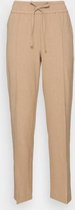 b.young BYDANTA PIN TUCK PANTS - Tannin Melange Brown