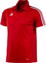 Adidas - T12 Climacool Polo - Sportpolo - Heren - Rood - Maat 8