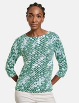 GERRY WEBER Trui met motief all-over, organic cotton