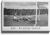 Walljar - NEC - Go Ahead Eagles '47 - Muurdecoratie - Canvas schilderij