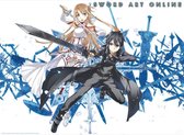 ABYstyle Sword Art Online Asuna and Kirito  Poster - 52x38cm