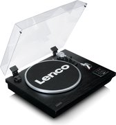 Lenco LS-55BK - Platine vinyle avec BT, USB, MP3, haut-parleurs - Noir