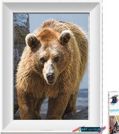 Artstudioclub™  Diamond painting volwassenen 35*45cm  Beertje