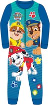 Paw Patrol onesie / huispak / pyjama - maat 104/110 - blauw