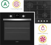 SIMFER BO6813 Inbouw Oven + BIH6401 Inbouw Gaskookplaat Combinatie Set