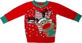 Kersttrui rendier kind - Kerst trui kinderen - 4-6 jaar - Christmas sweater - Jongens en meisjes