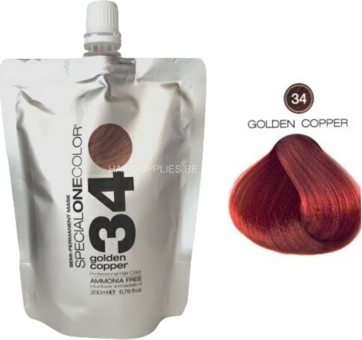 SPECIAL ONE COLOR MASK 200ML 34 GOLDEN COPPER
