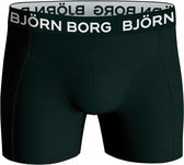 Björn Borg Core Onderbroek - Jongens - donker groen - zwart - wit
