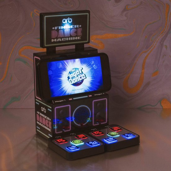 Thumbnail van een extra afbeelding van het spel Orb Vingerdansmachine Retro Junior 14,5 X 21,4 Cm Zwart