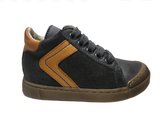 Naturino veter/rits bumper hoge lederen sneakers Heist grijs oker mt 21