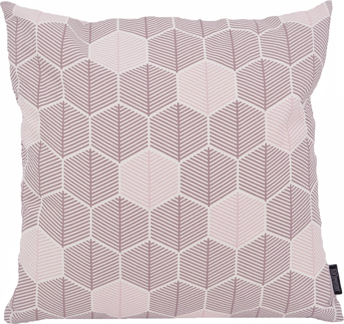 Gek op Kussens! Hexagon Paars Kussenhoes | Katoen / Polyester | 45 x 45 cm