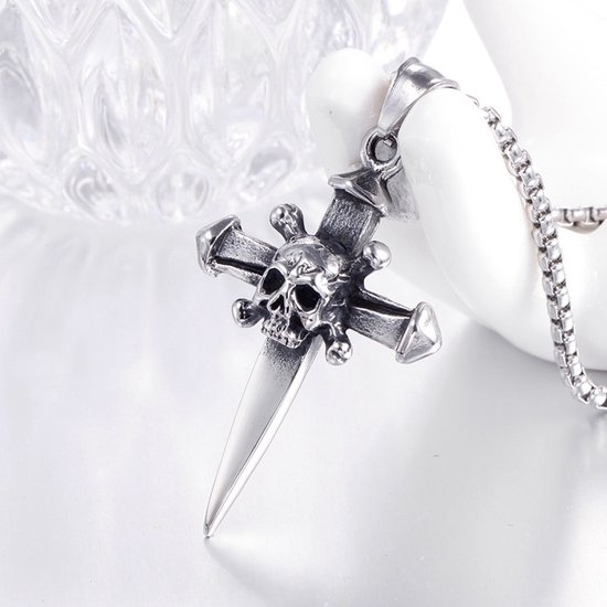 Ketting Skull - Schedel - Raamhanger Skull - ketting - Autospiegel Hanger