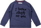 Dirkje baby meisjes sweater Crush Mid Blue