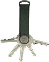Valenta Sleutelhouder - Key Organizer - 2-7 sleutels - D ring - Leer - Vintage Groen