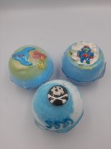 Bomb Cosmetics - Bruisballenpakket - Boys Bathbombs - 3 stuks - Kadopakket Jongens - Geschenkset - Bathbomb pakket